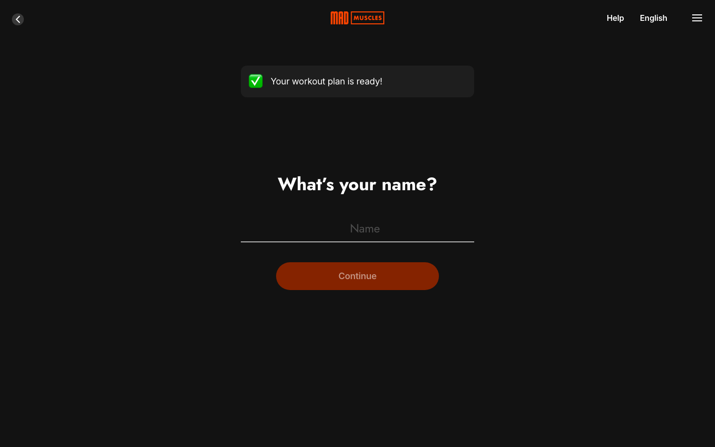 Screen 38: What’s your name?