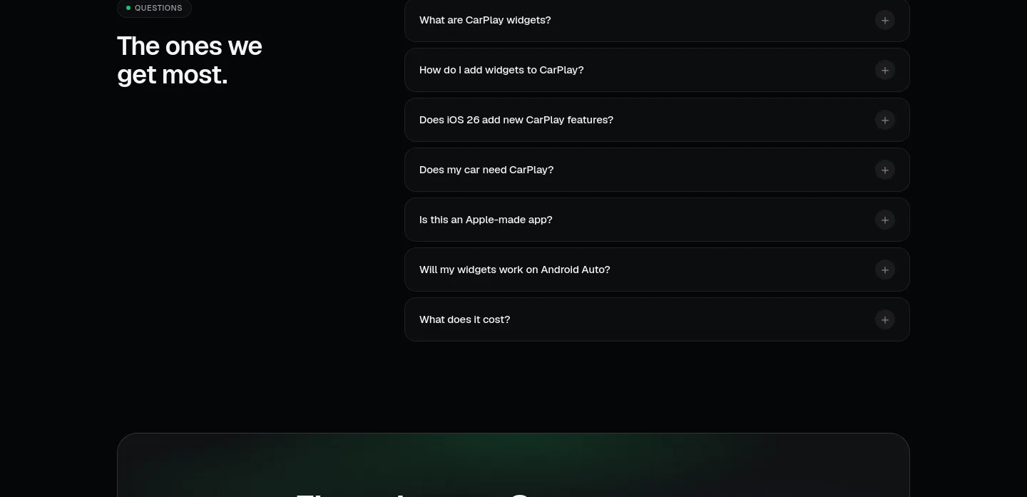 addcarwidgets.com — FAQ