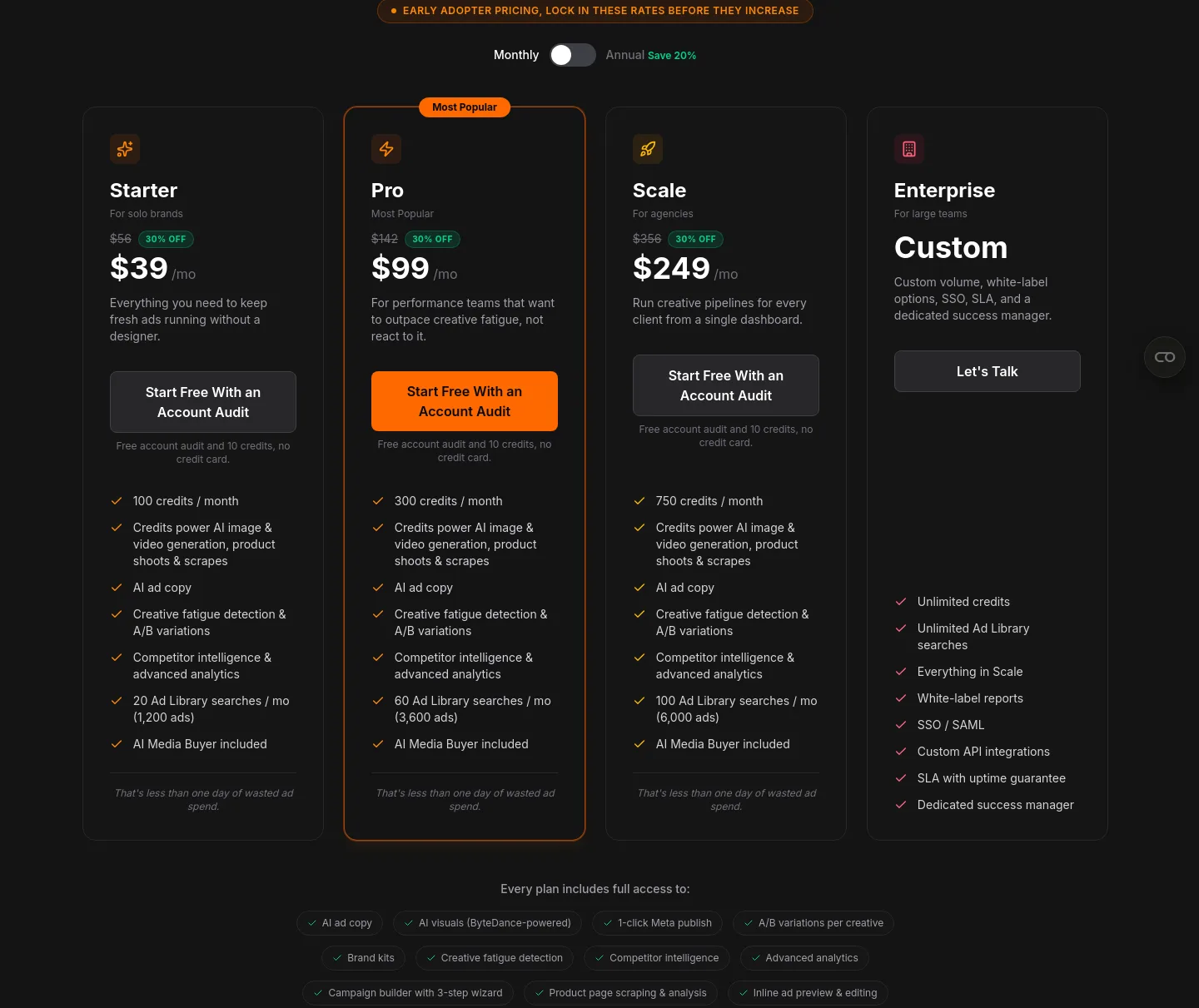 adriselab.com — Pricing