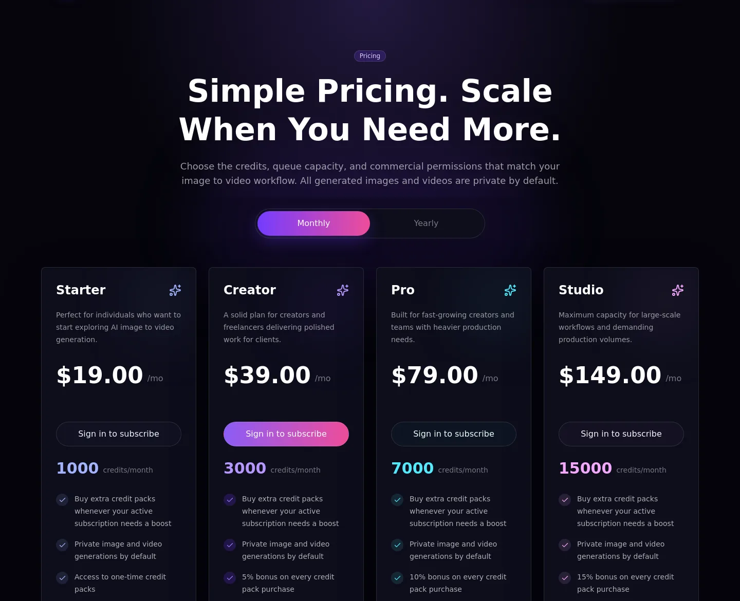 aiimagetovideos.com — Hero
