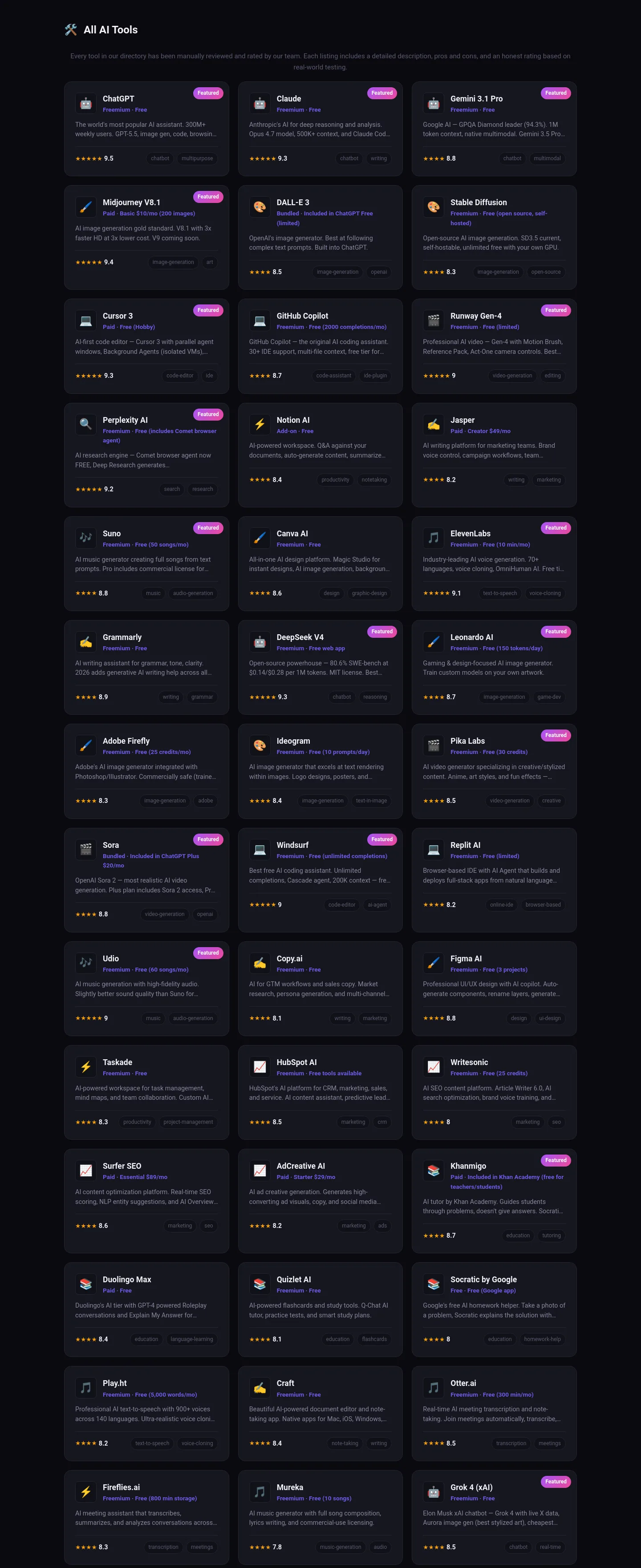 aitoolhunt.top Reviews section