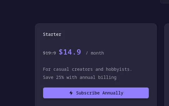 Price anchor element from aivideogenerator.best