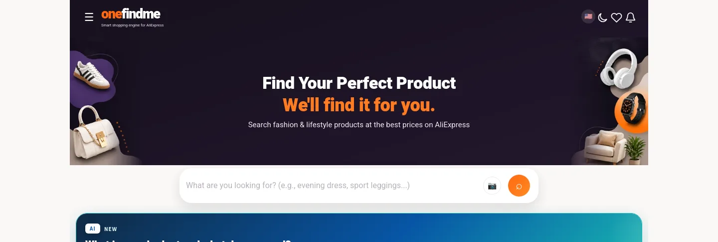 alifindme.com — a real Hero section