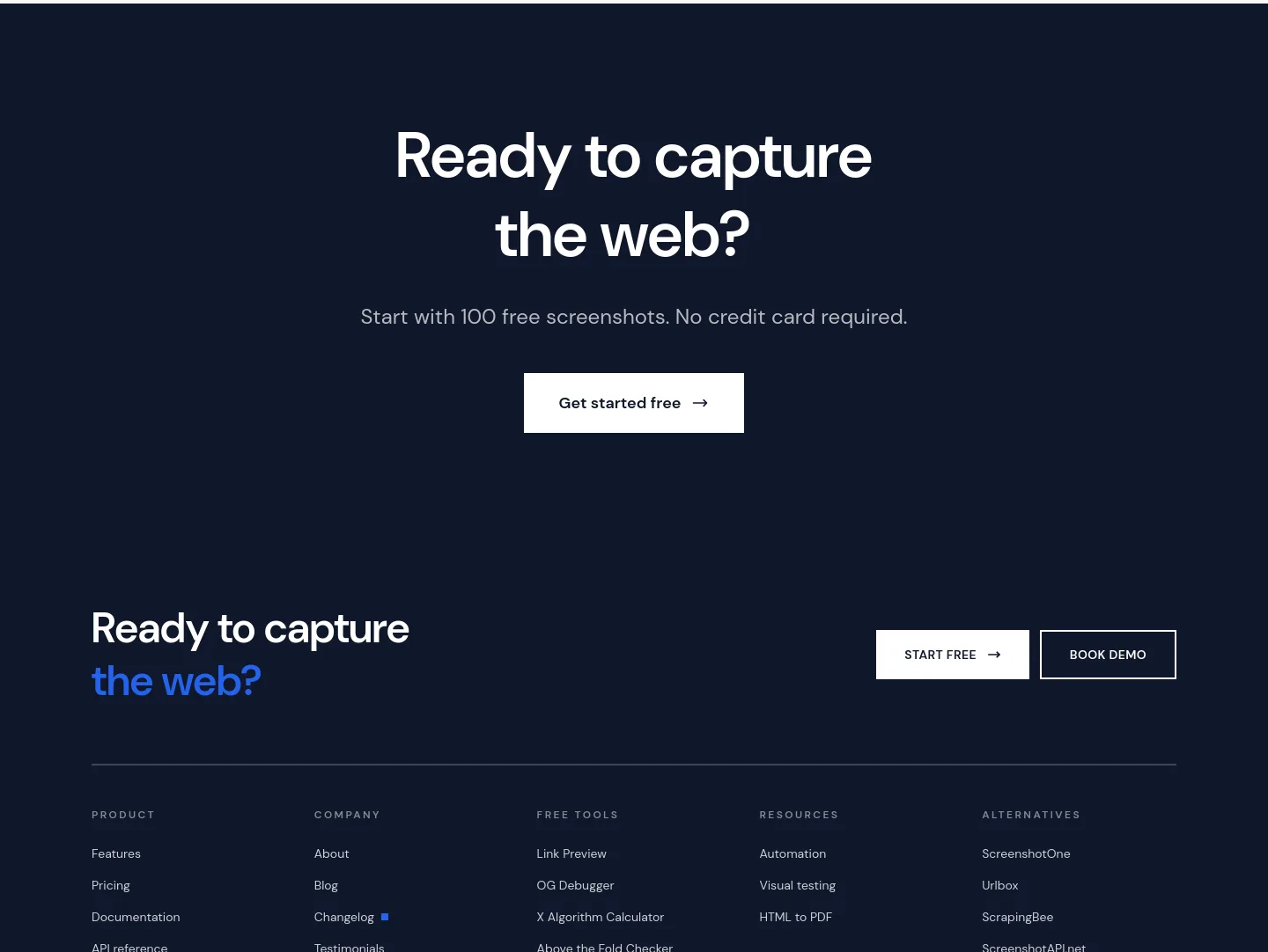 allscreenshots.com CTA section