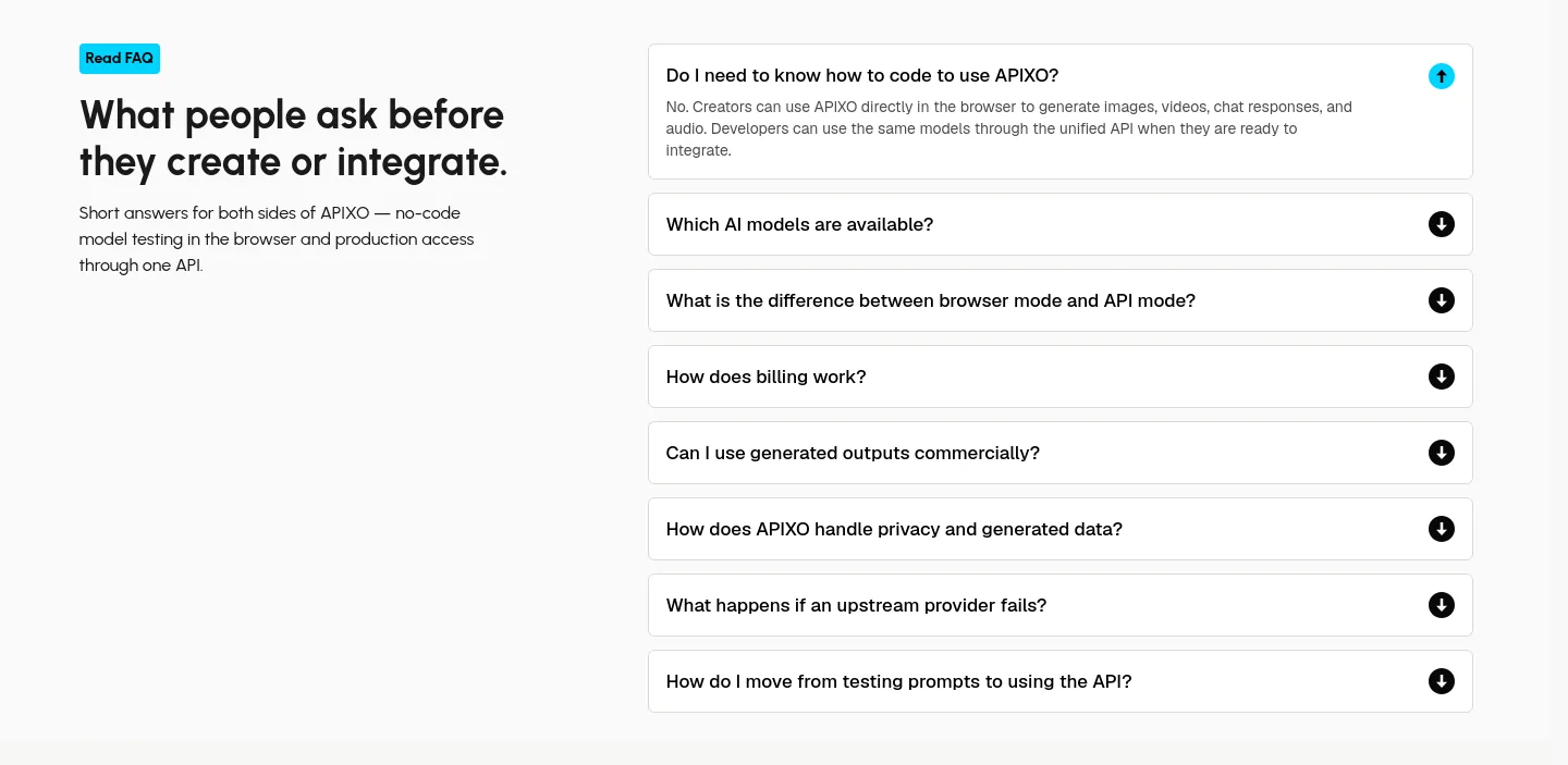 apixo.ai — FAQ