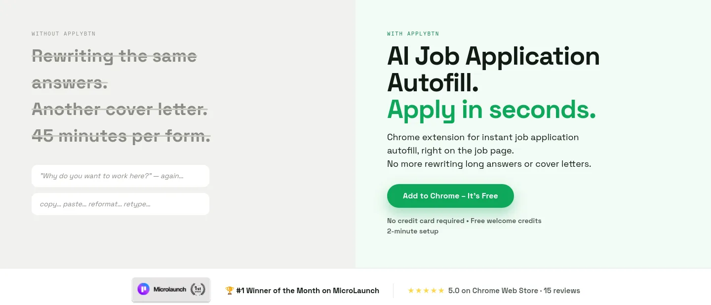 applybtn.app — Hero