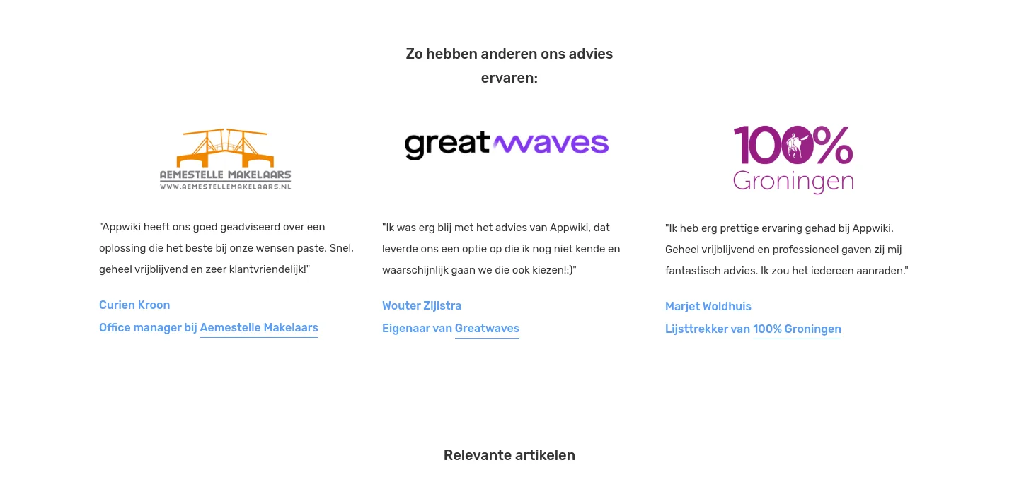 appwiki.nl — Features