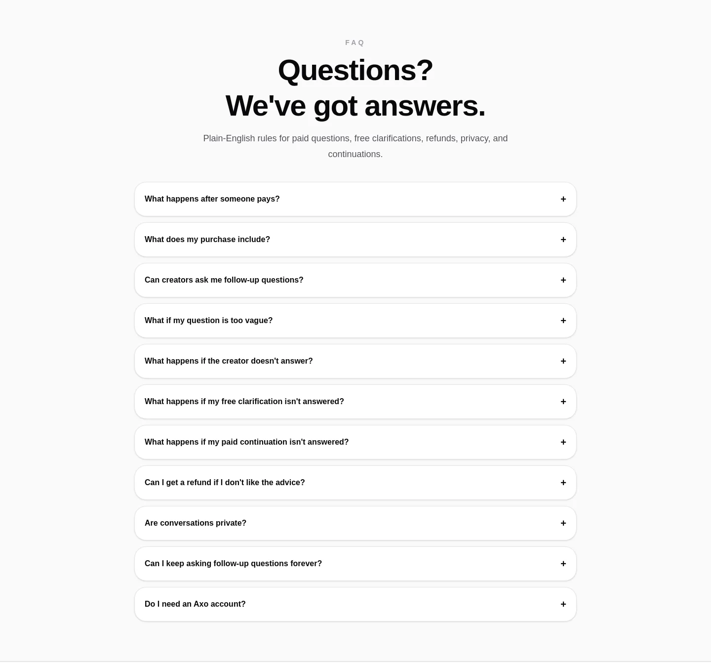 askonaxo.com — FAQ