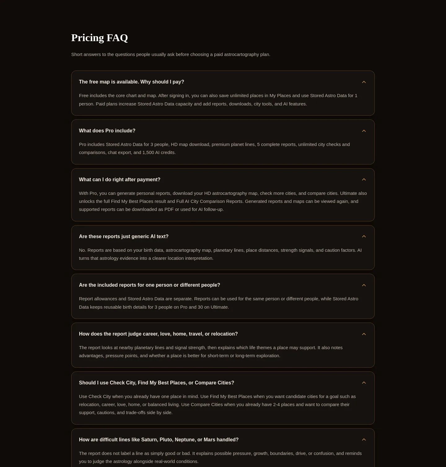 astrocarto.net FAQ section
