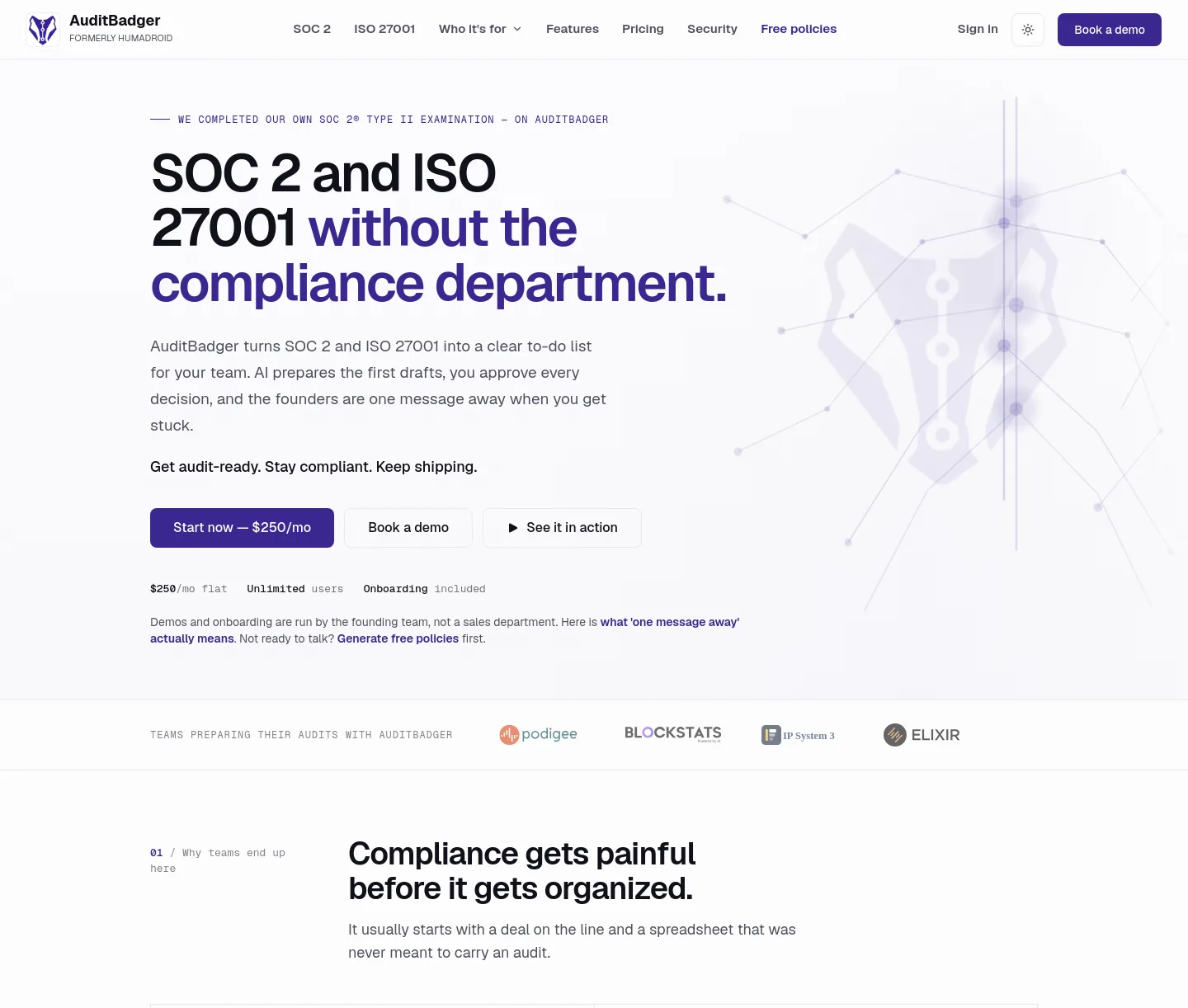 auditbadger.com — Hero