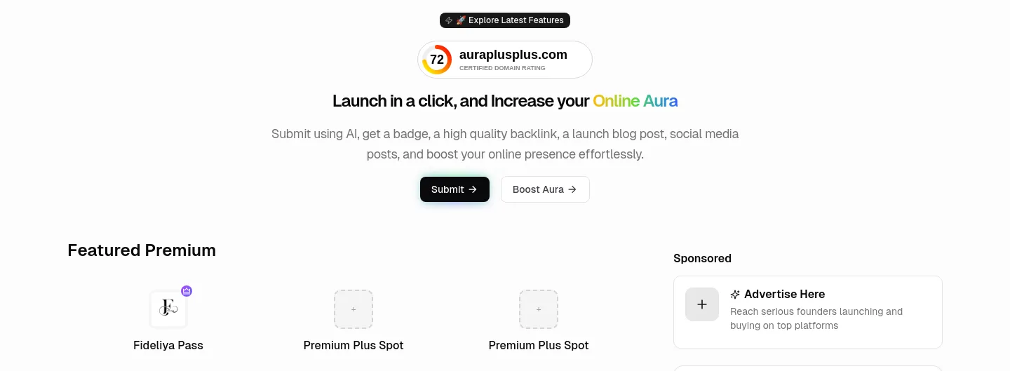 auraplusplus.com — Hero