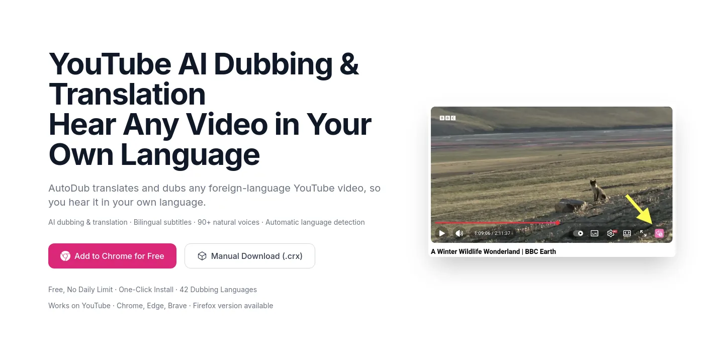 autodub.net — Hero