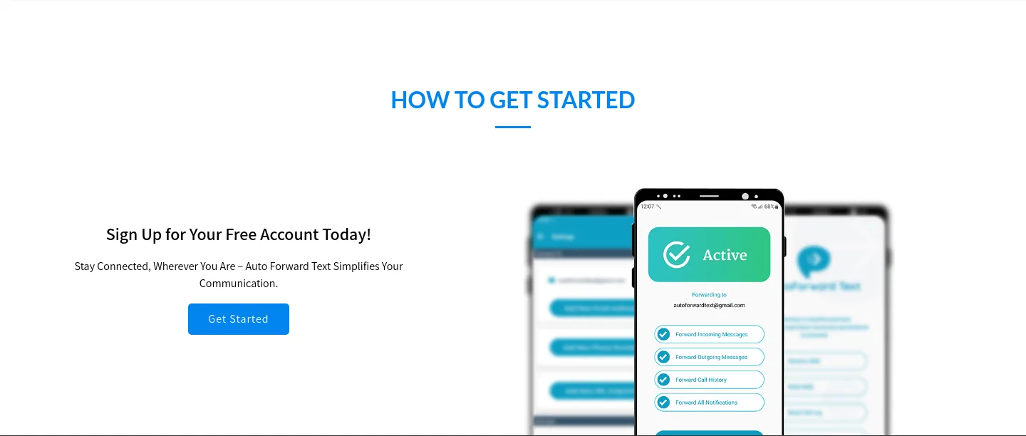 autoforwardtext.com CTA section
