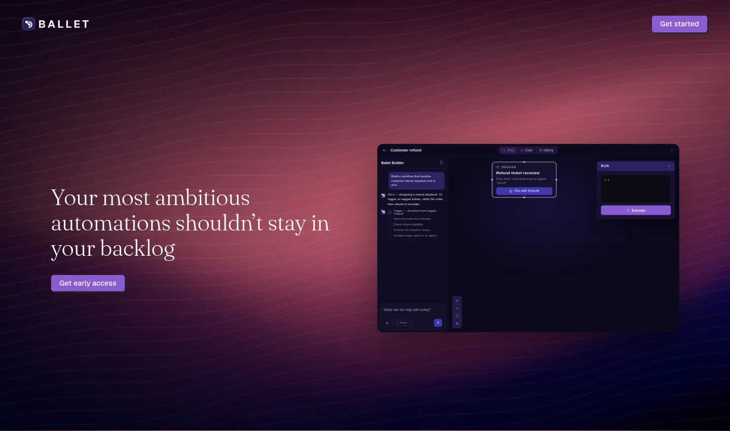 ballet.dev — Hero