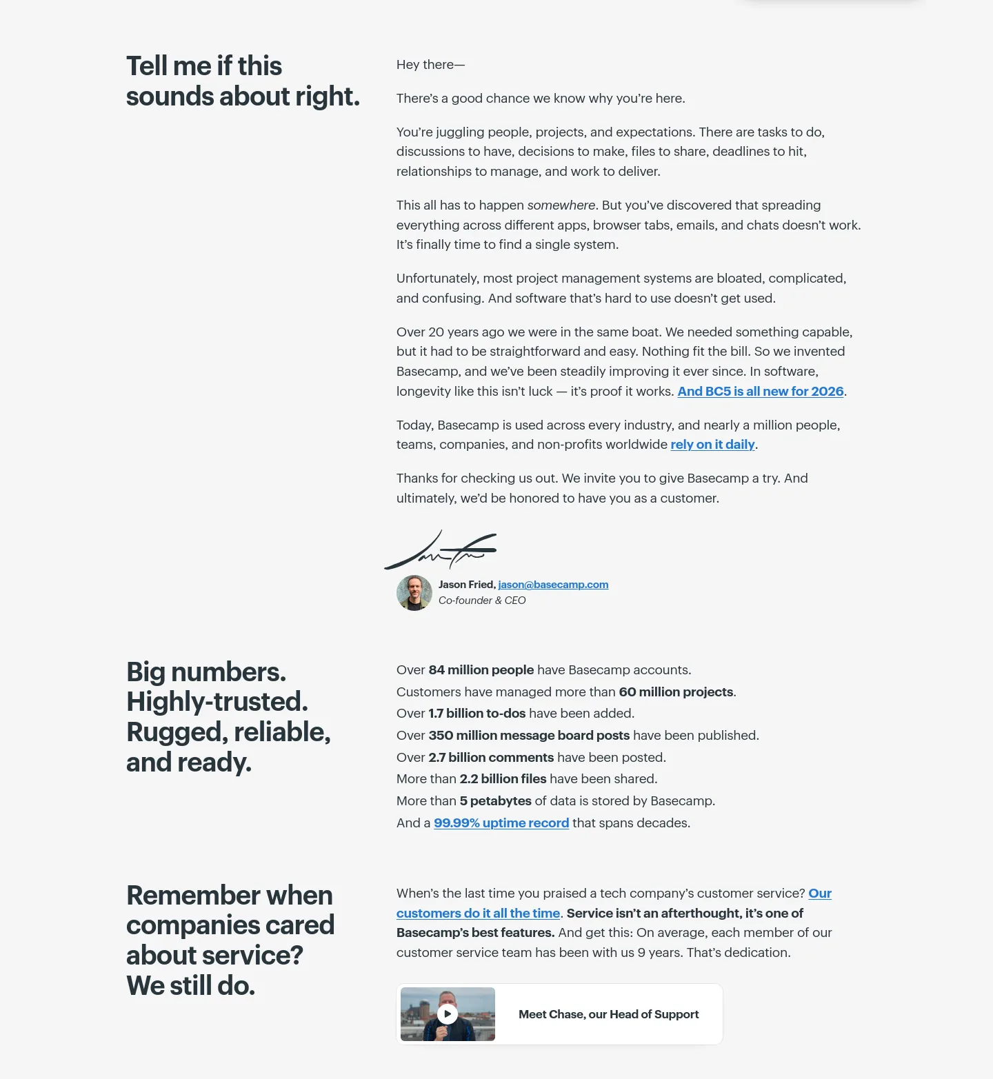 basecamp.com — Features