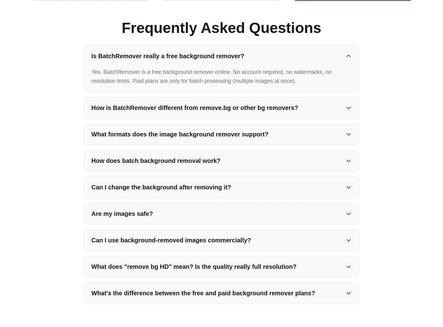 batchremover.com — FAQ