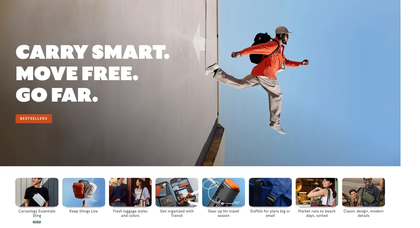 bellroy.com — Hero