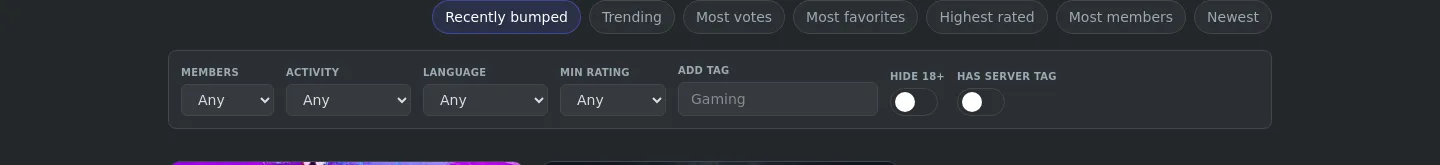 bestdiscord.org Reviews section