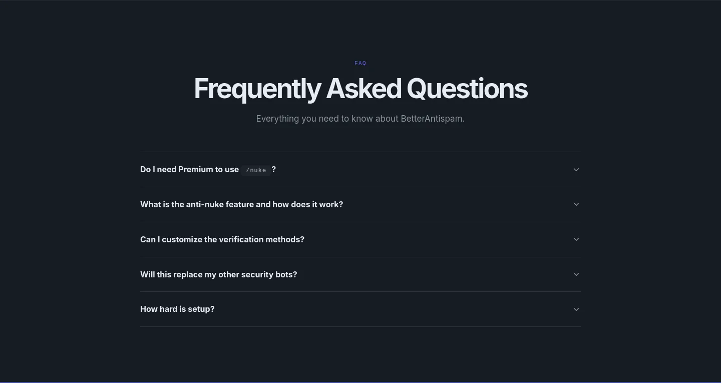 betterantispam.com — FAQ