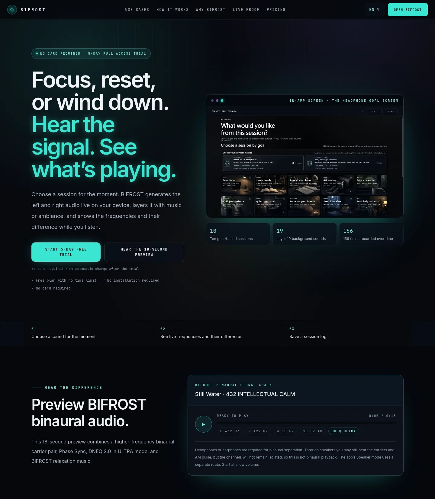bifrostaudio.com — Hero