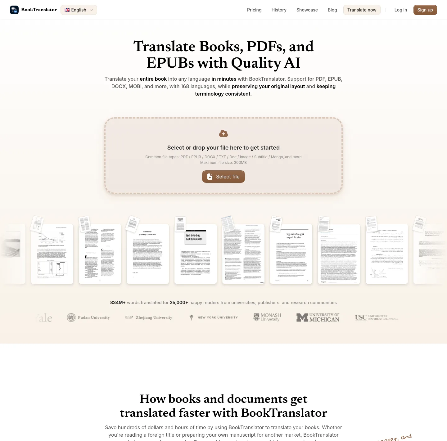 booktranslator.app — Hero