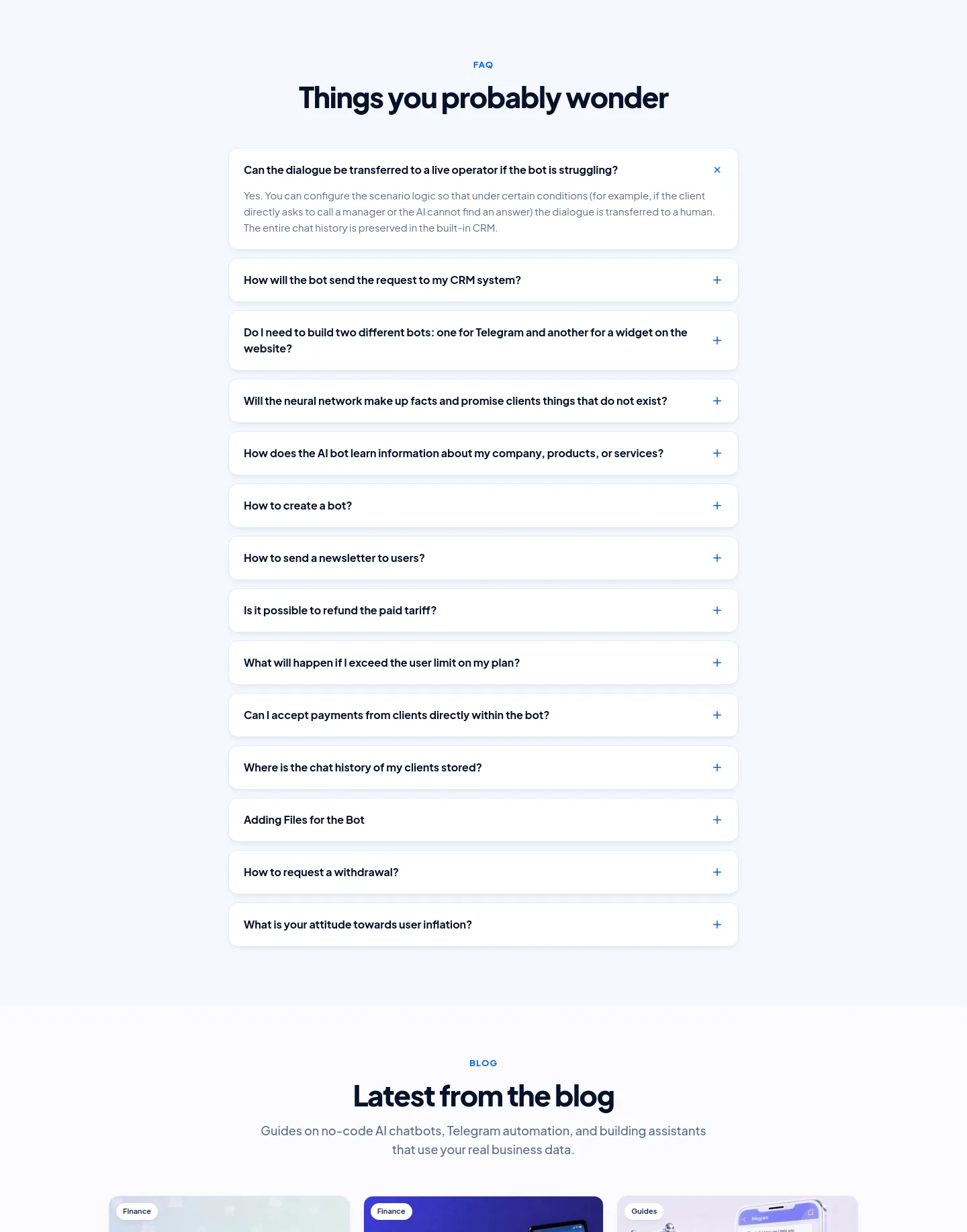 botconsole.net FAQ section