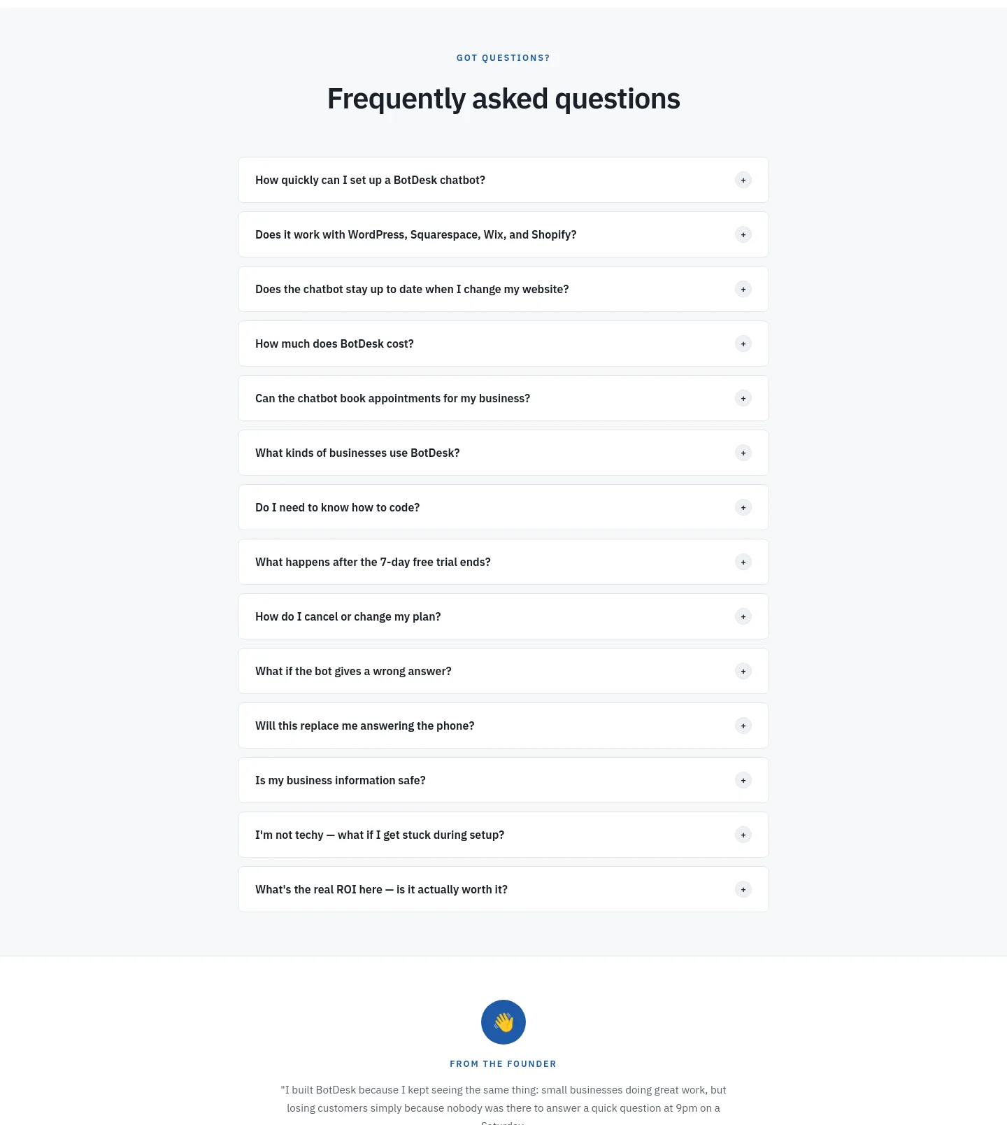 botdesk.studio — FAQ