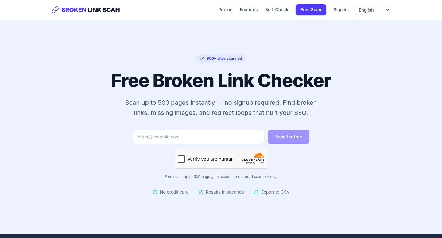 brokenlinkscan.com — The Objection-Handler