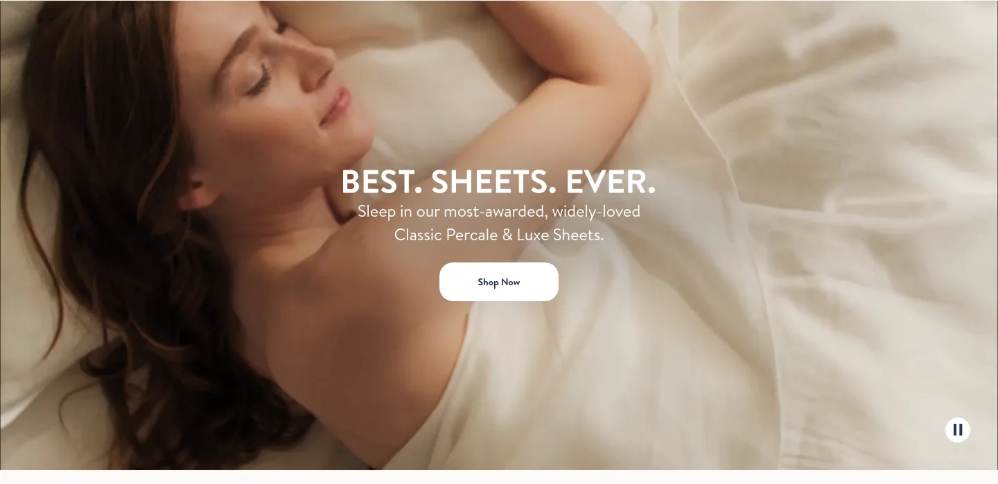 brooklinen.com — CTA