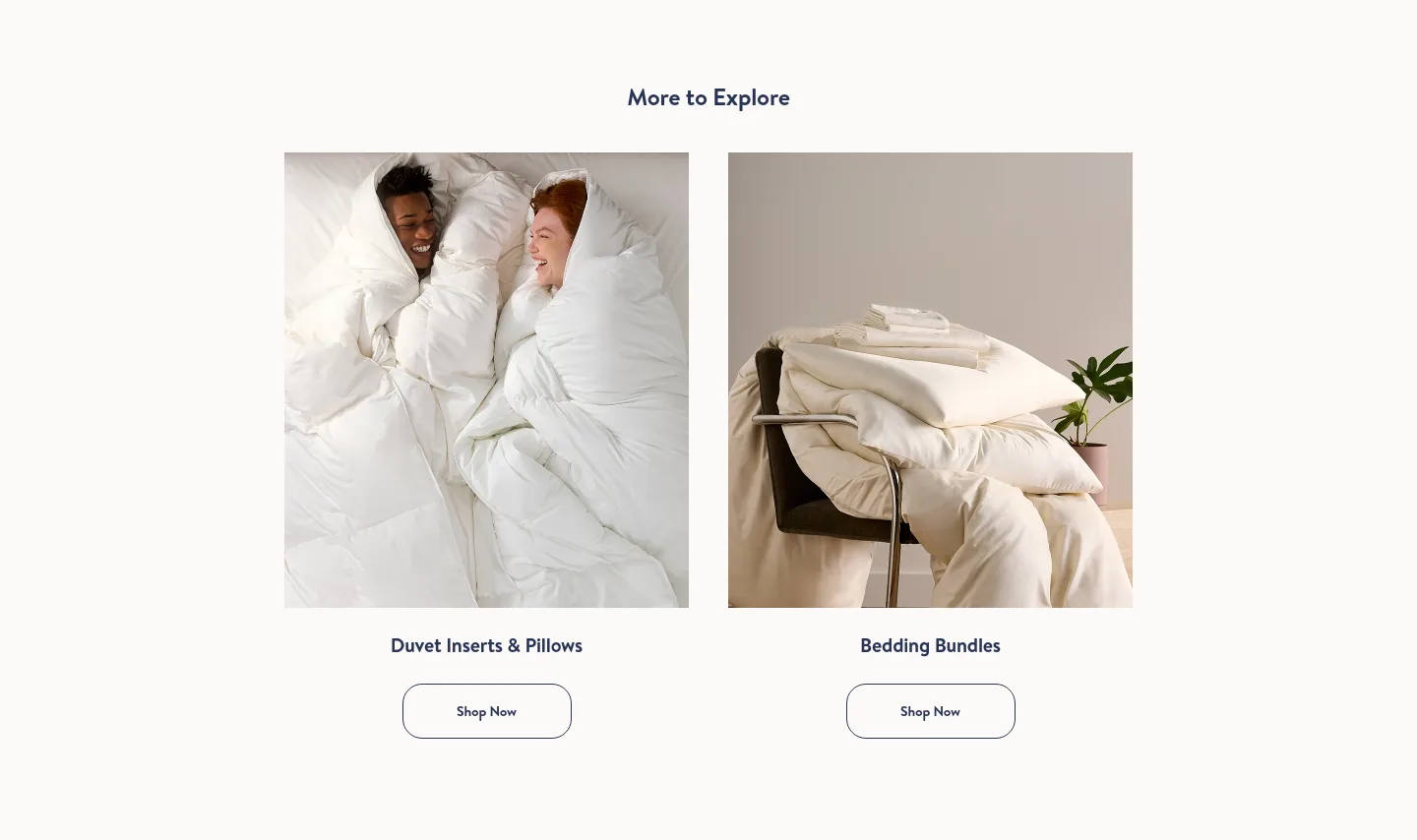 brooklinen.com CTA section