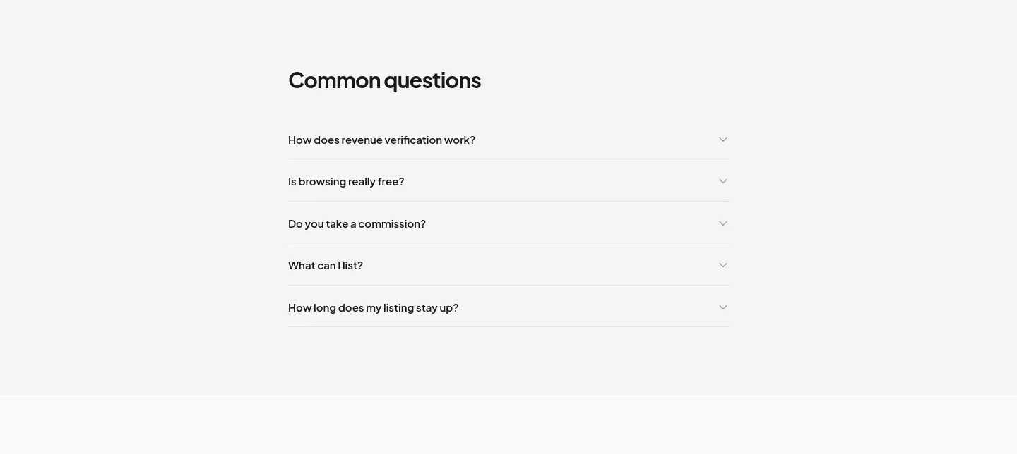 buymicrostartups.com — FAQ
