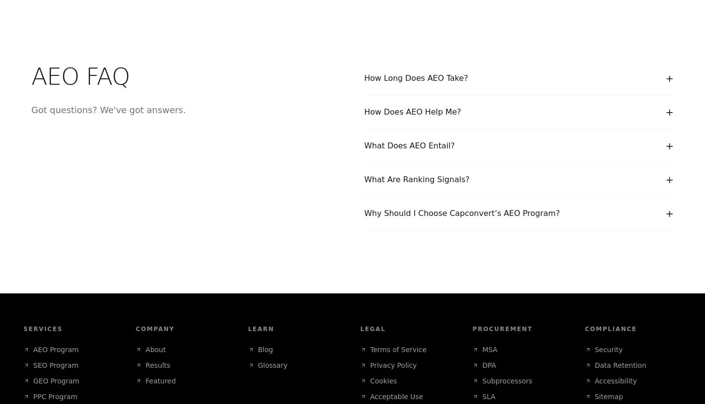 capconvert.com — FAQ