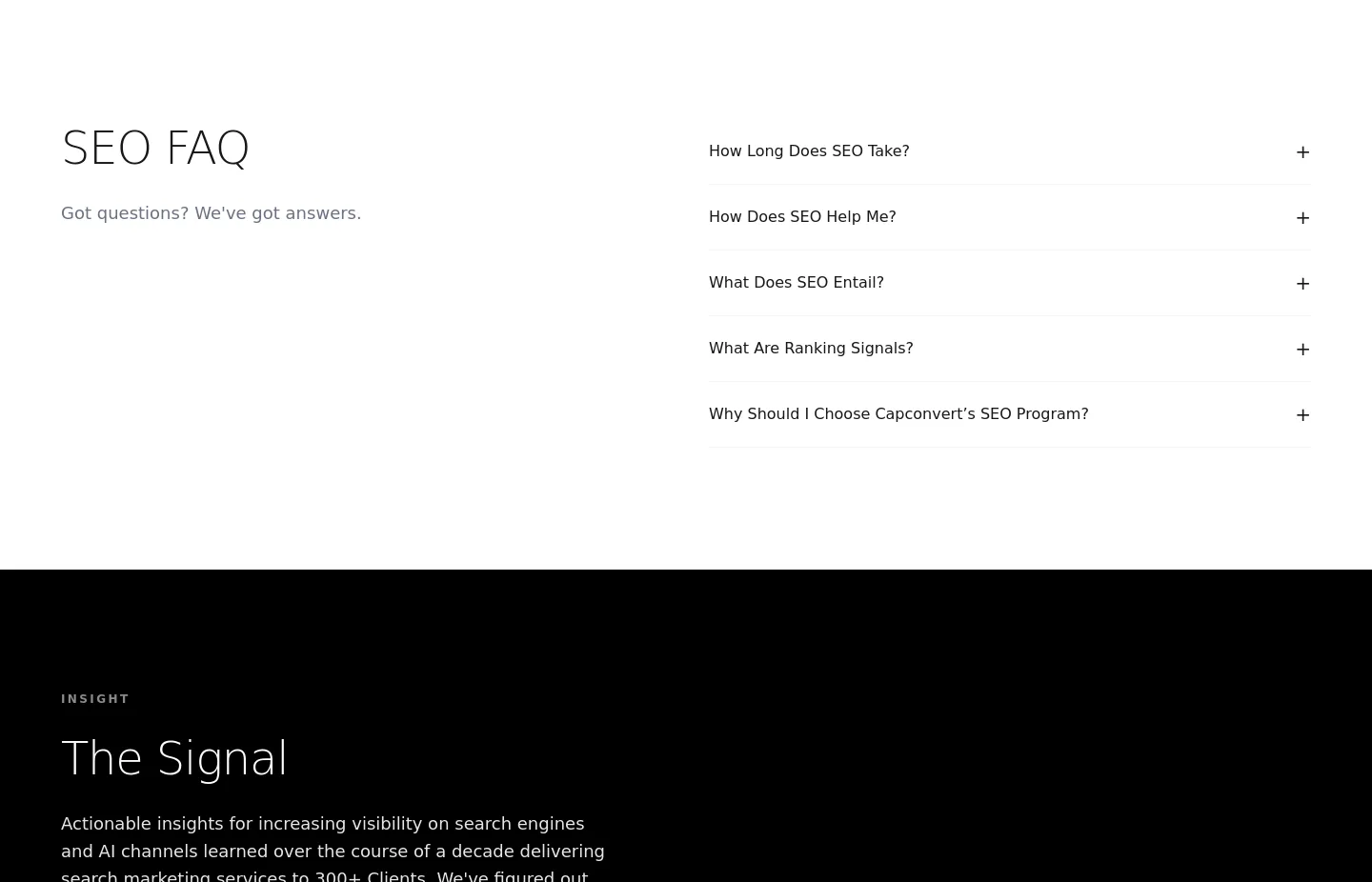 capconvert.com FAQ section