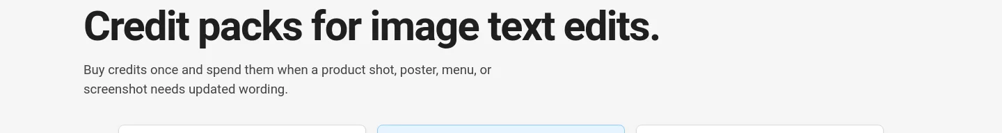 changetextimage.com Hero section