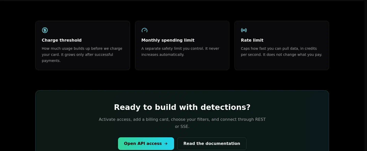 chartscout.io Features section