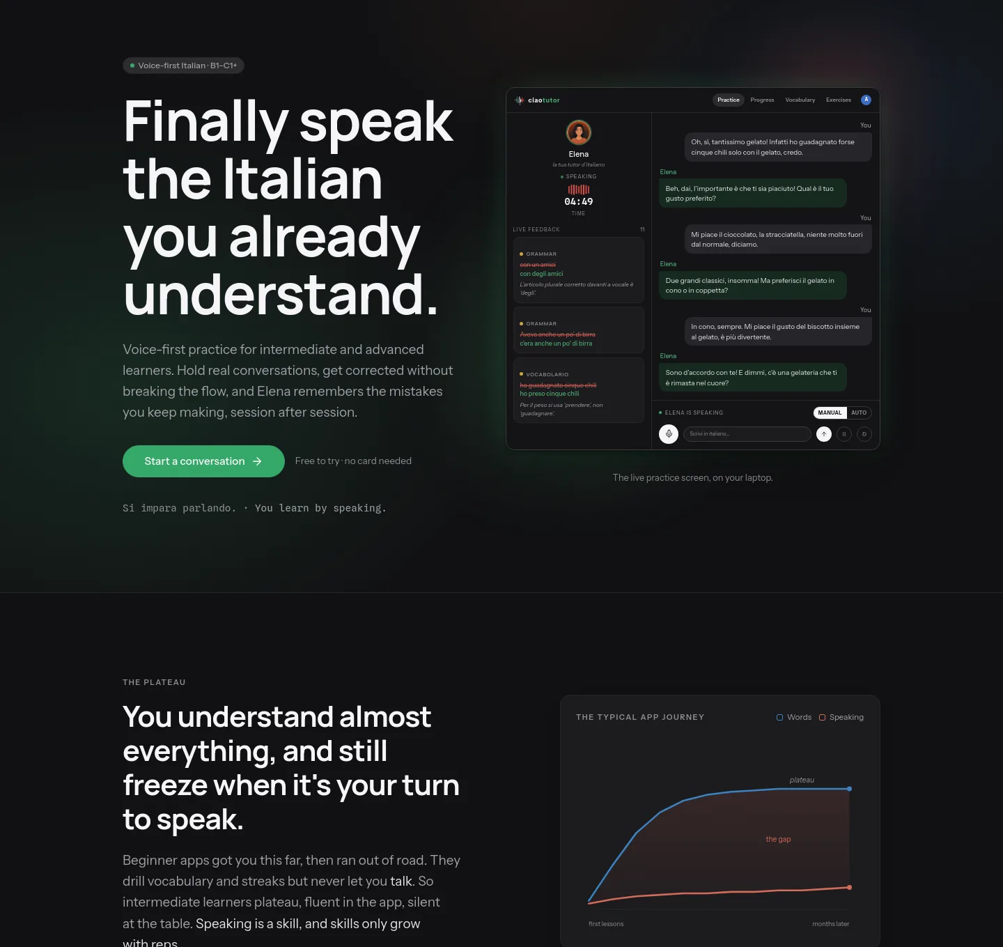 ciaotutor.com — Hero