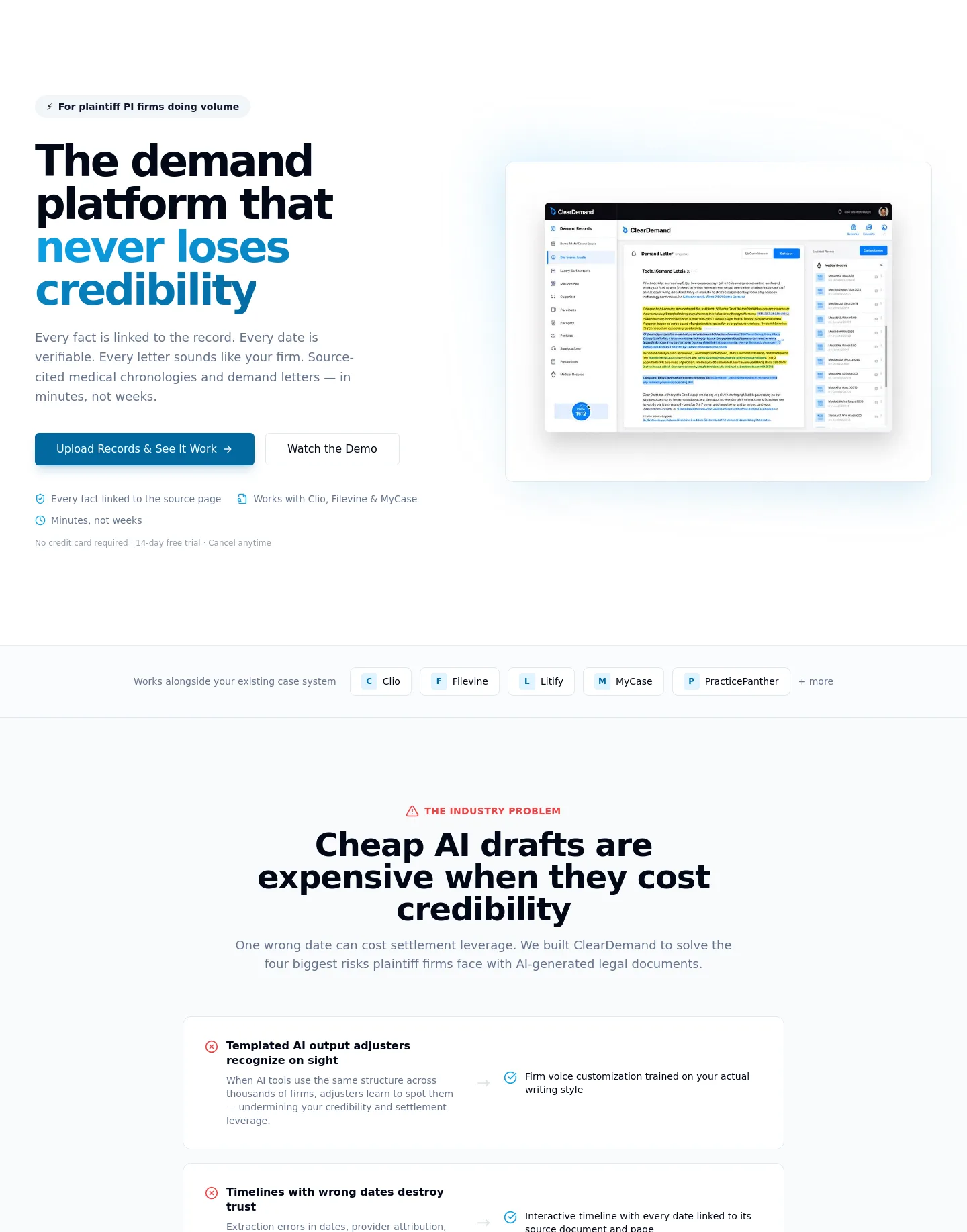 cleardemand.io — Hero