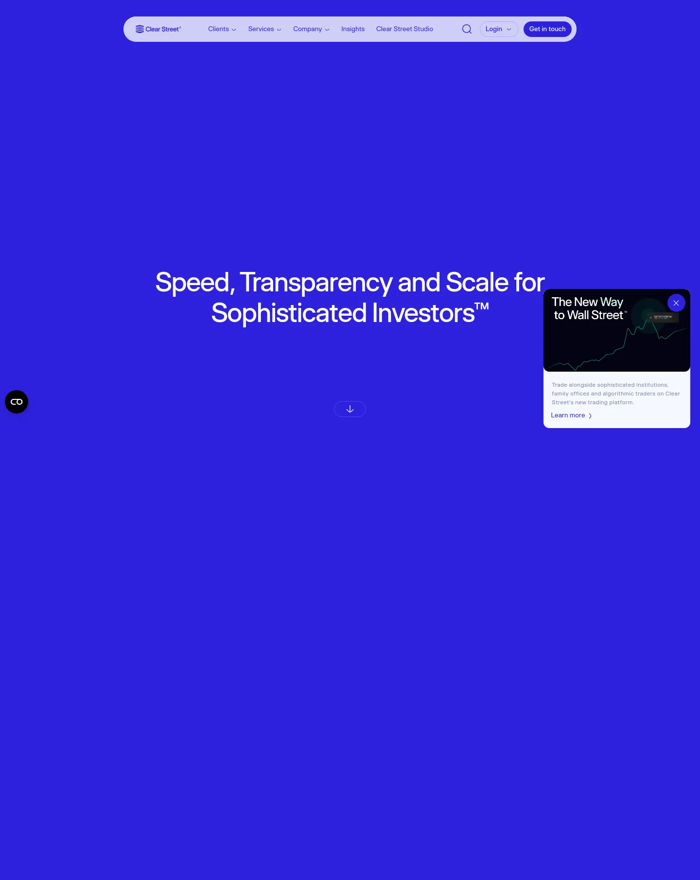 clearstreet.io — Hero
