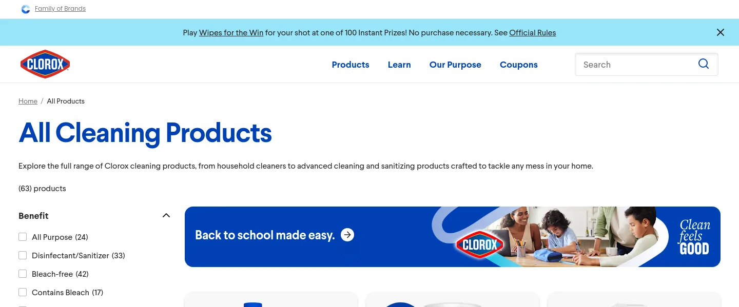 clorox.com
