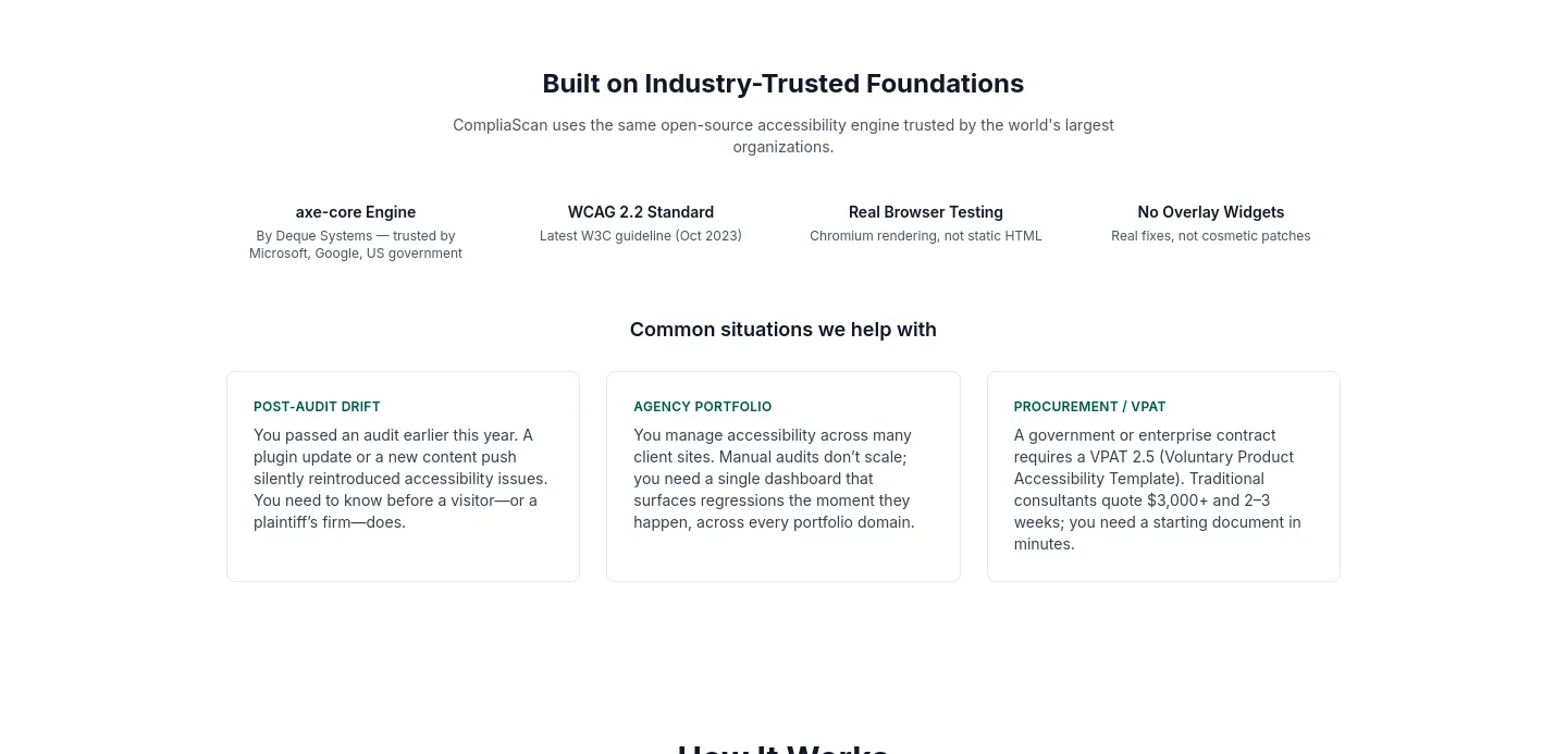 compliascan.com Logo Wall section