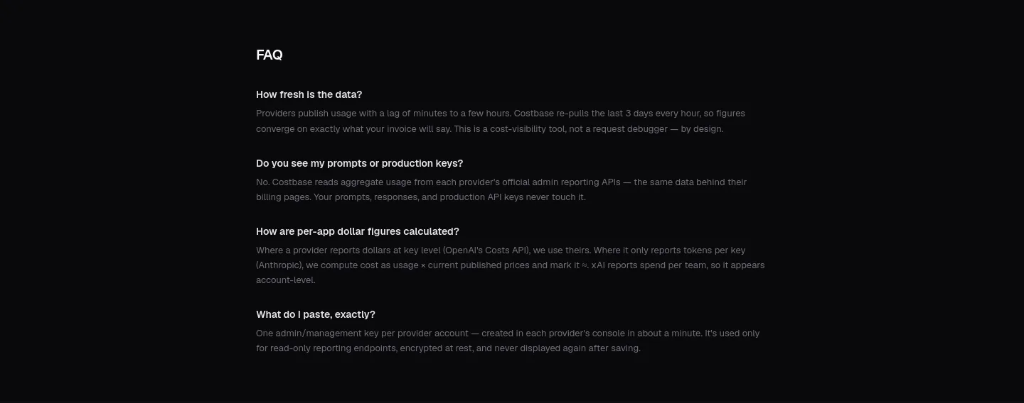 costbase.co — FAQ