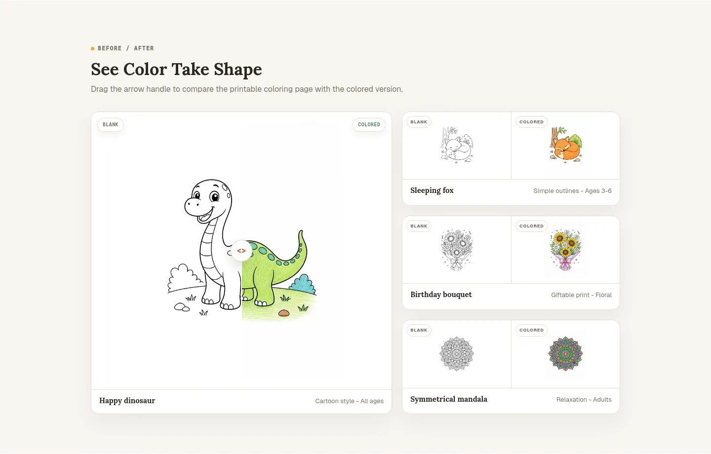 cpages.ai Comparison section