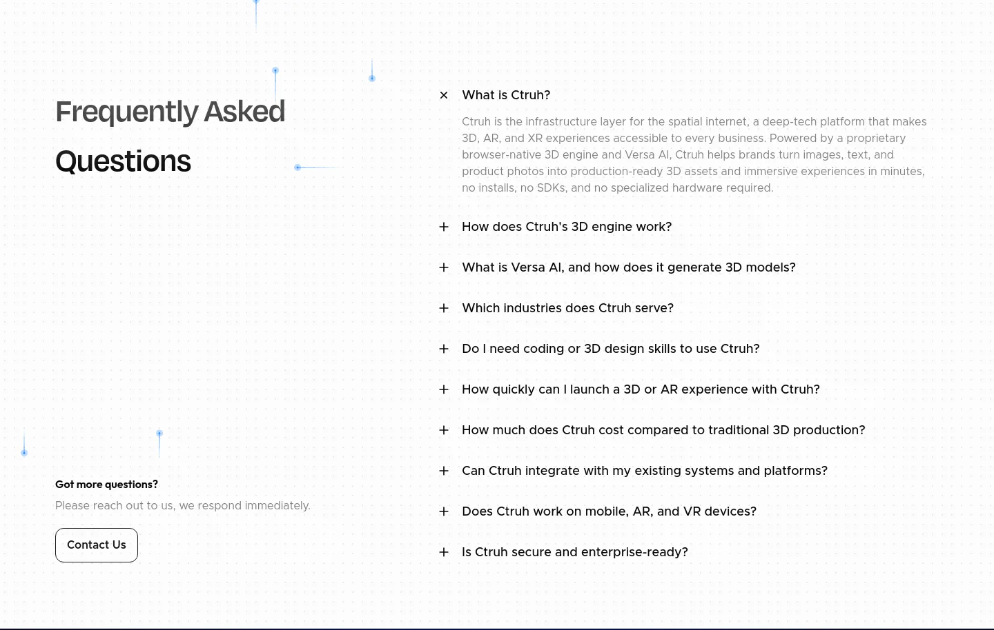 ctruh.com — FAQ
