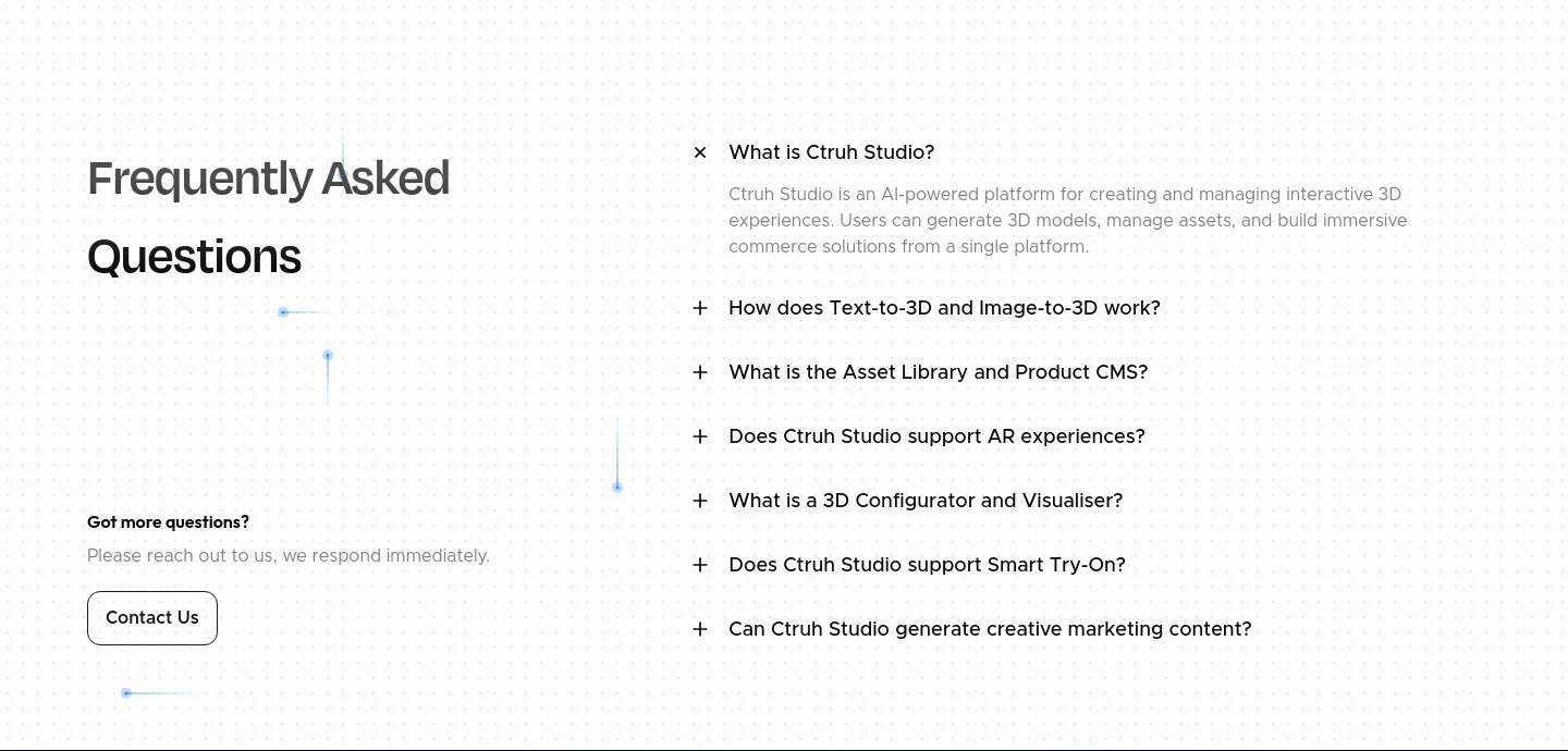 ctruh.com FAQ section