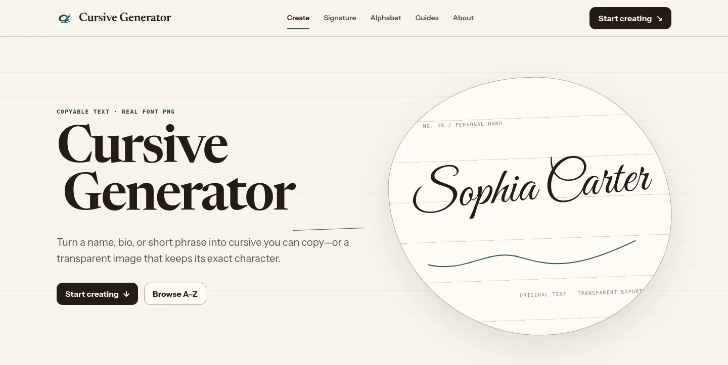 cursivegenerator.work
