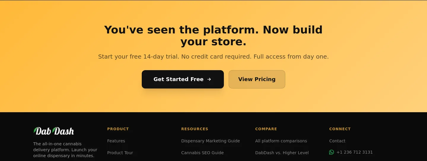 dabdash.com CTA section