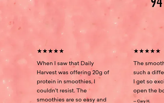 Rating element from daily-harvest.com