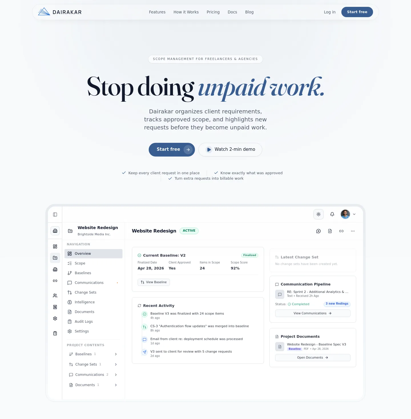 dairakar.com — Hero