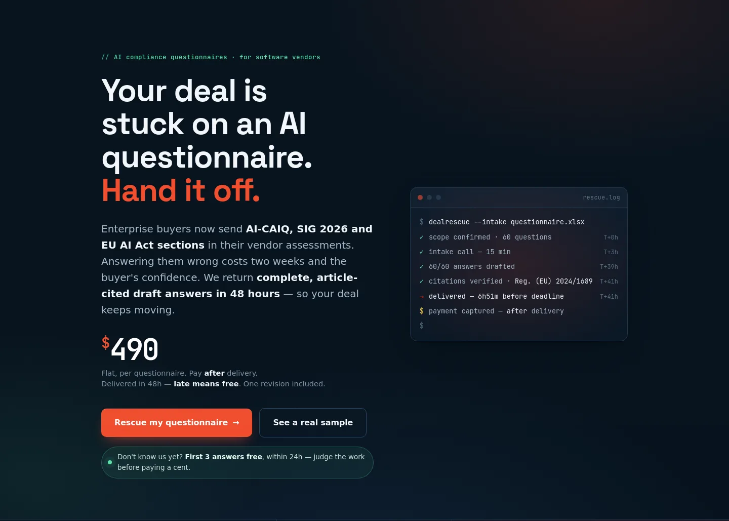 dealrescue.grantmastermind.com — Hero