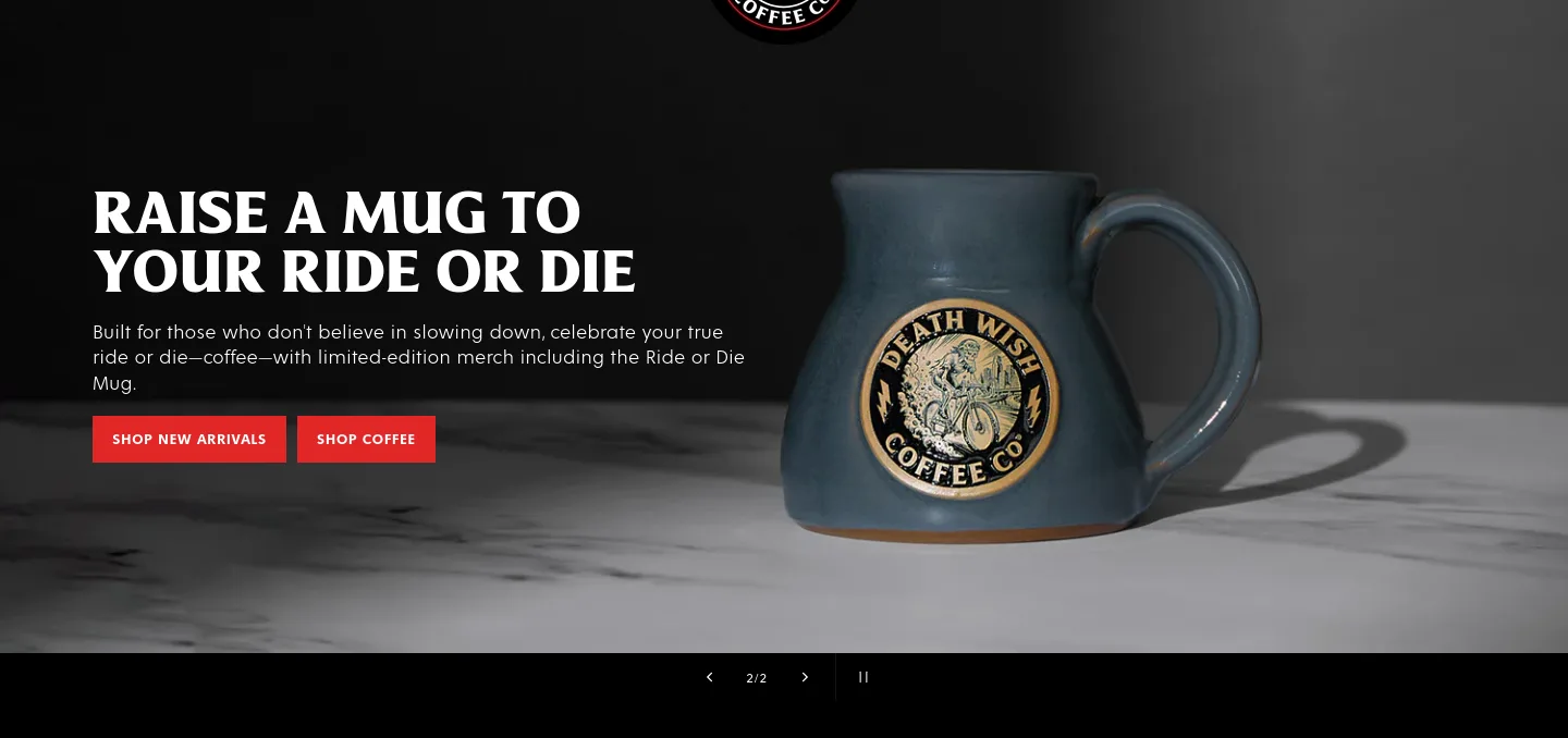 deathwishcoffee.com — Hero